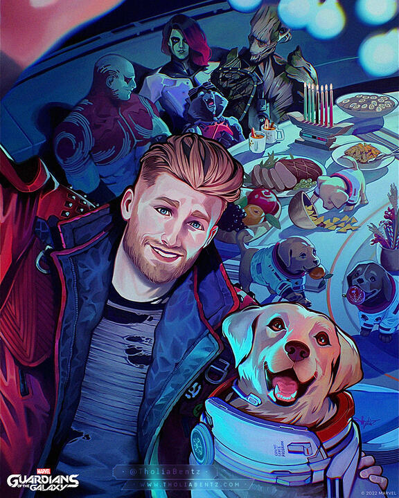 [ · 2022 · ] Guardians of the Galaxy - Holiday art