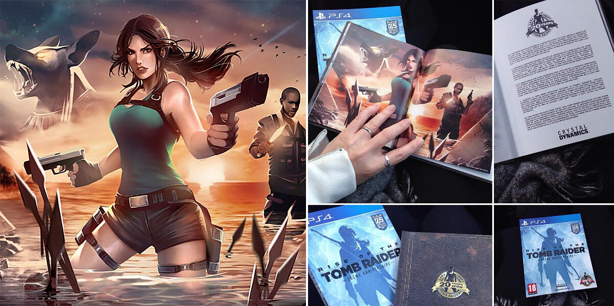 [ · 2016 · ] - Artwork featured in the 20th Anniversary Edition of Rise of the Tomb Raider (PlayStation 4).